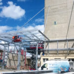 Neubau der Einhausung der Gossenanlieferung von Fenaco.
