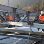 Neubau der Industriehalle Lustenberger.