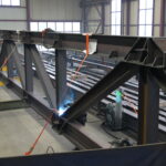 Neubau der Industriehalle Lustenberger.