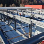 Neubau der Industriehalle Lustenberger.