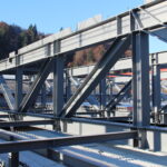 Neubau der Industriehalle Lustenberger.