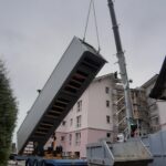 Provisorischer Liftturm