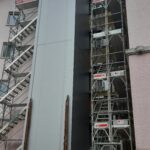 Provisorischer Liftturm